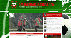 Desktop Screenshot of deportivomaldonado.com